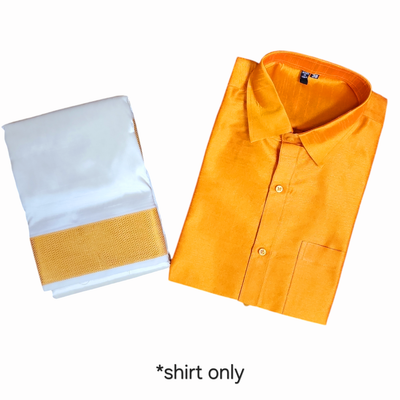 MEN HALF SLEEVE CTN- ORANGE
