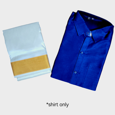 MEN HALF SLEEVE CTN - ROYAL BLUE
