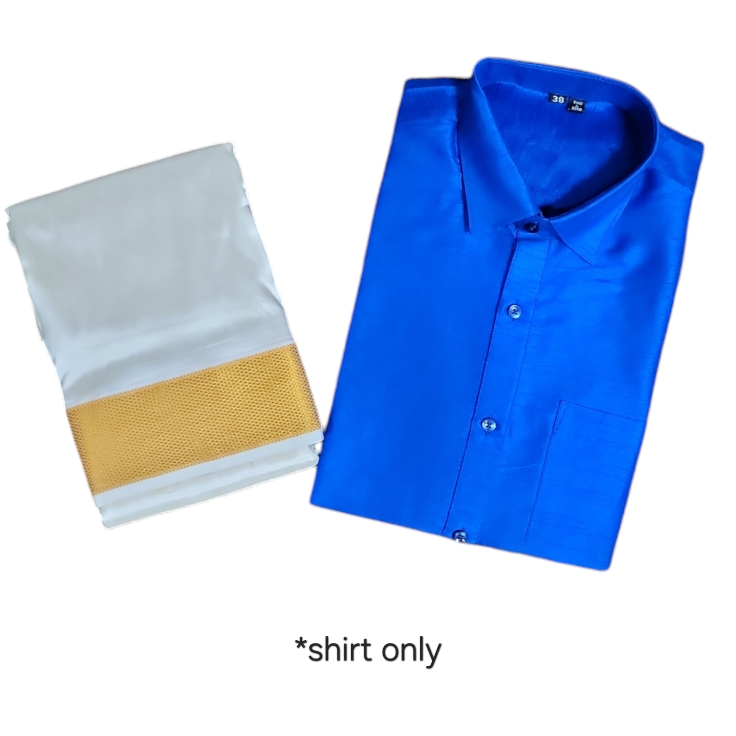MEN FULL SLEEVE CTN - BLUE ROYAL