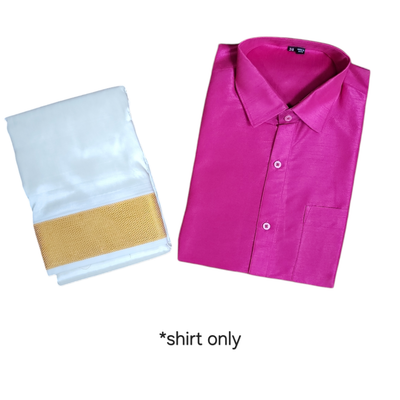 MEN FULL SLEEVE CTN – PINK/MAGENTA