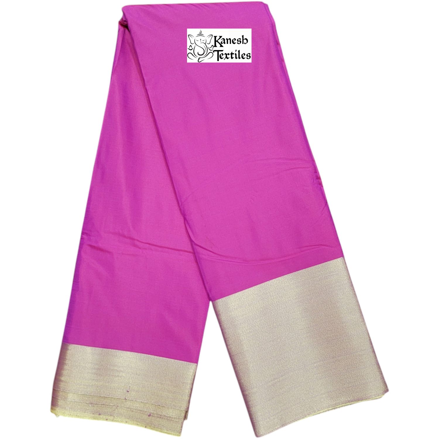 Soft Silk Aura Saree - NEON PURPLE