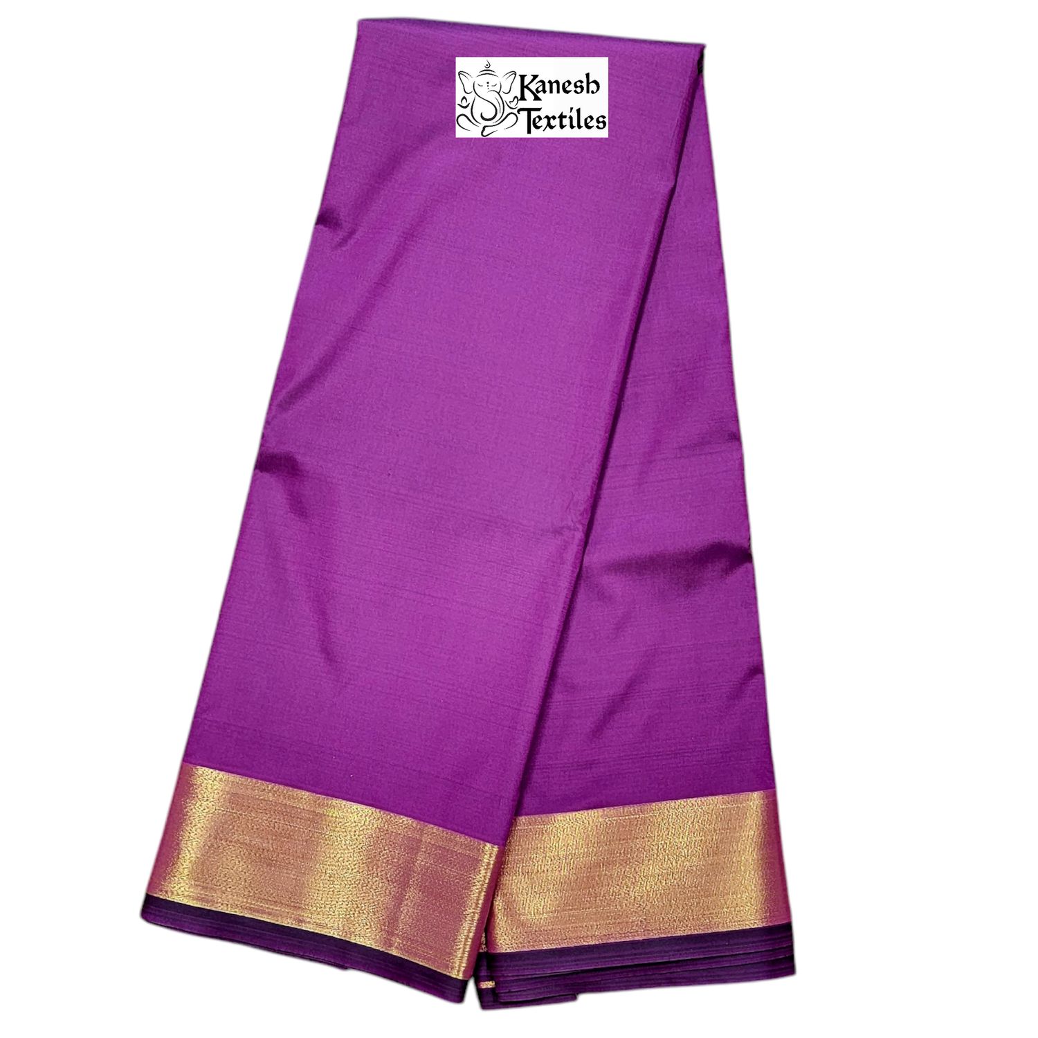 Soft Silk Aura Saree - PLUM