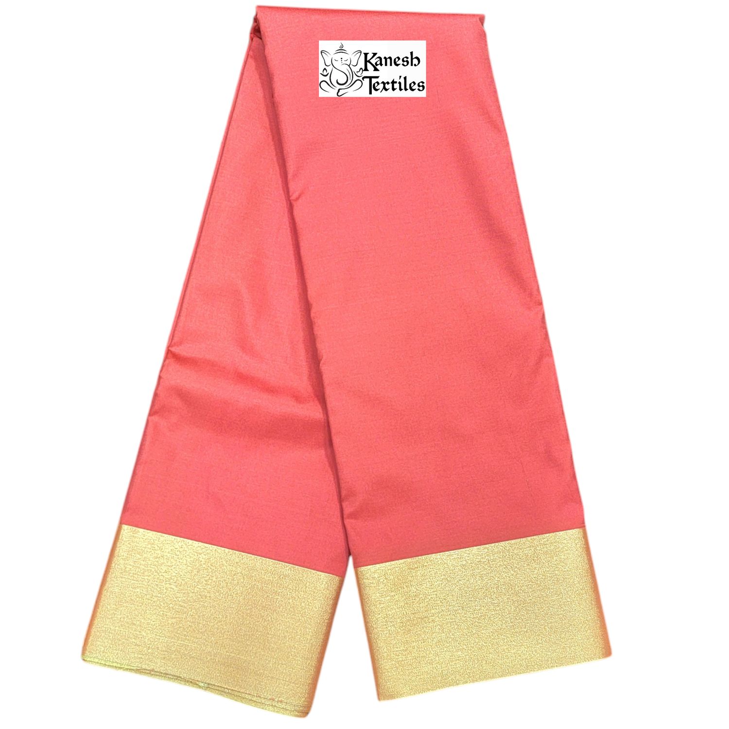 Soft Silk Aura Saree - PEACH