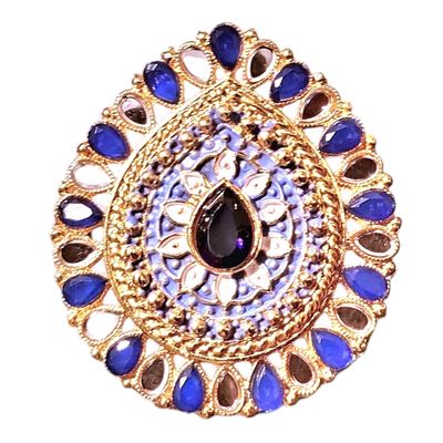 Ring-Tear Drop BLUE