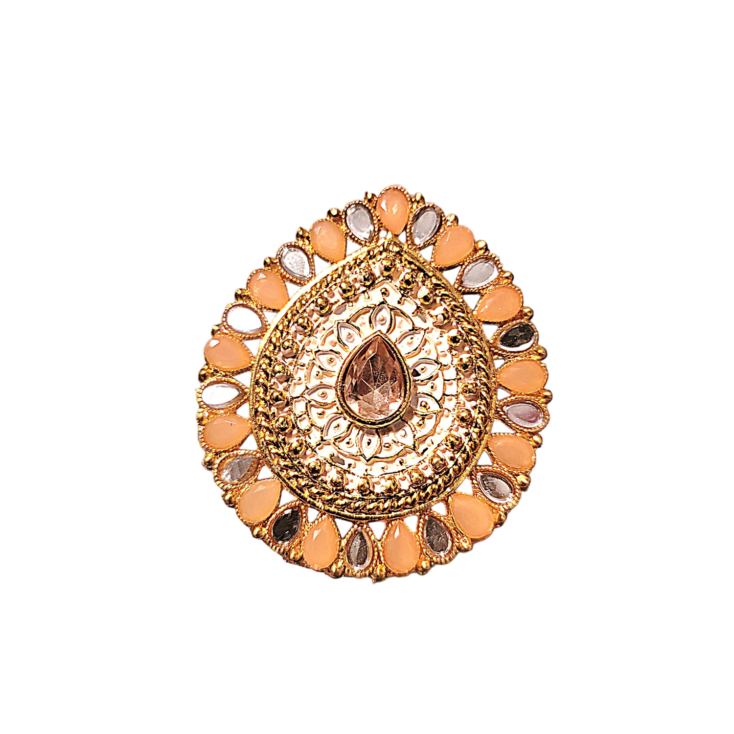 Ring-Tear Drop PEACH