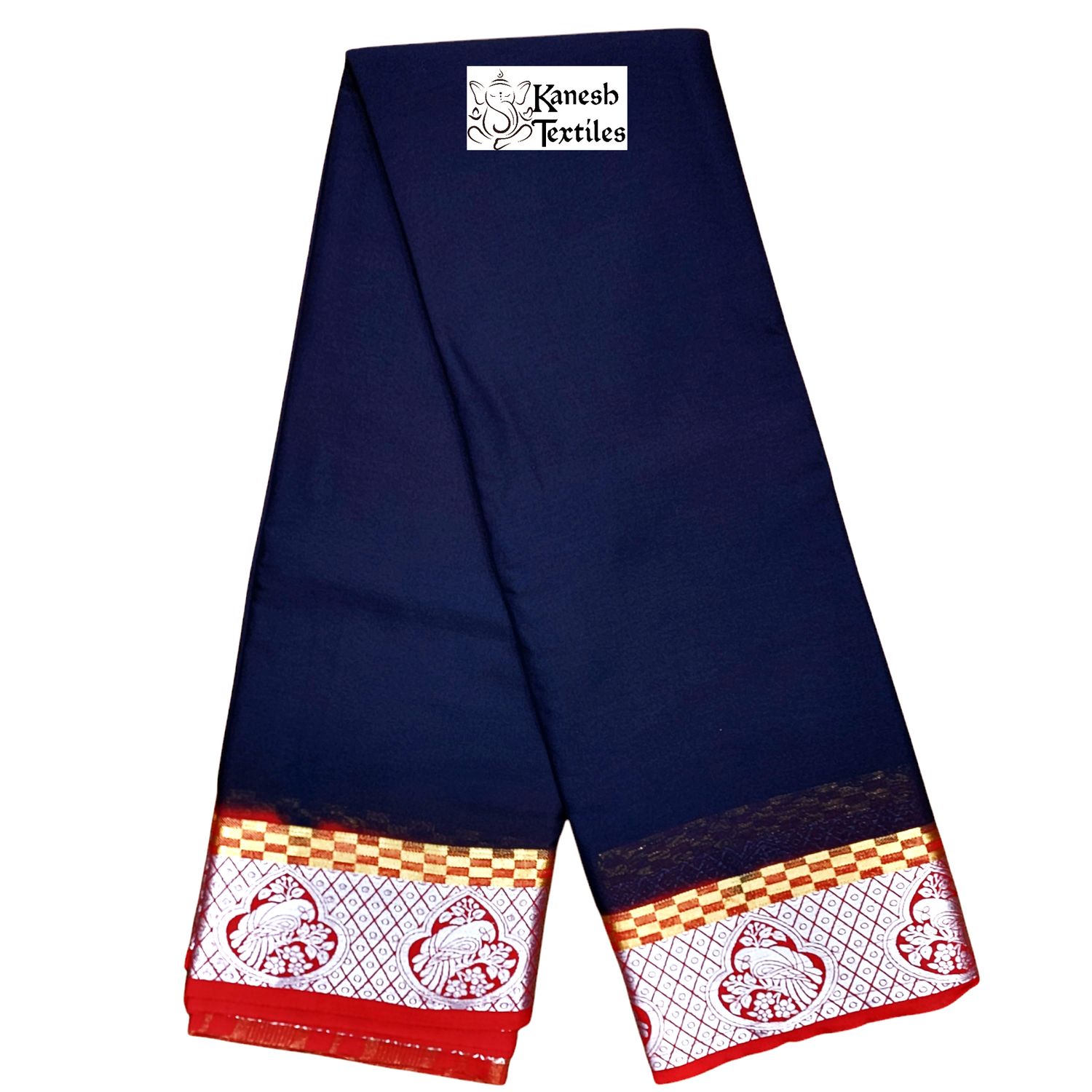 MAYSORE SILK KALYANI-BLACK with Red