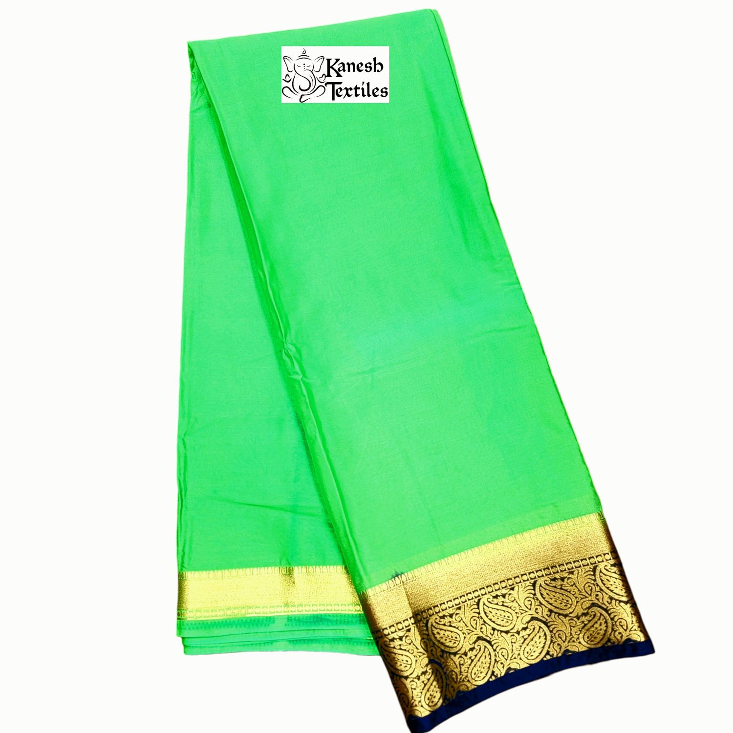 MAYSORE SILK KALYANI-GREEN with Black