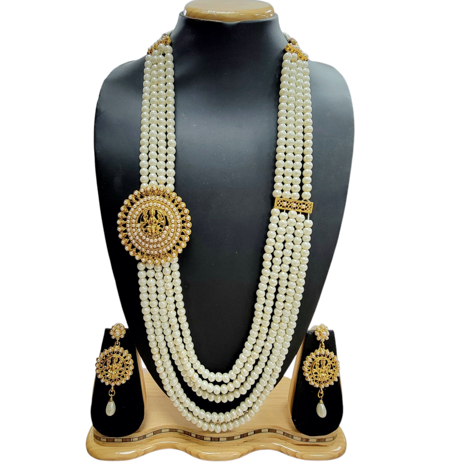 3PCS NECKLACE SET- GODDESS PEARL 16