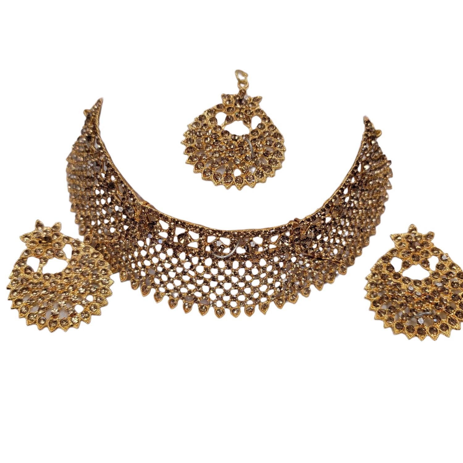 4PCS NECKLACE SET- GOLD  12
