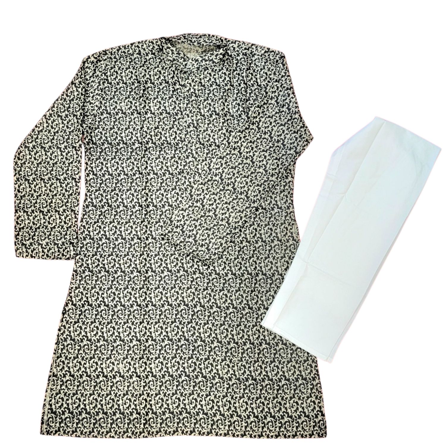 MENS KURTA- Black / Gold 54
