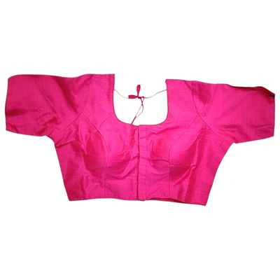 Malar Readymade Blouse - MAGENTA