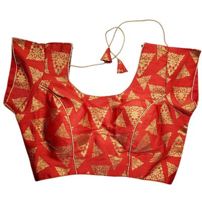 Designer Readymade Blouse AE - RED 13