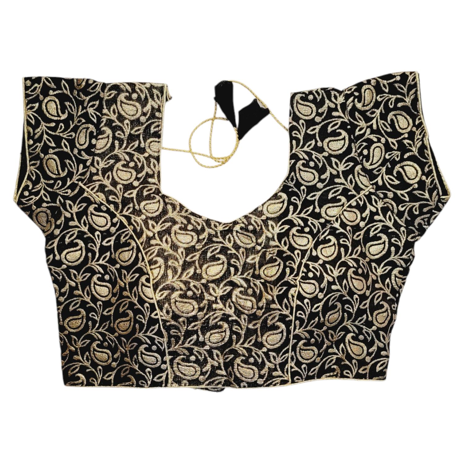 Designer Readymade Blouse AE - BLACK 10