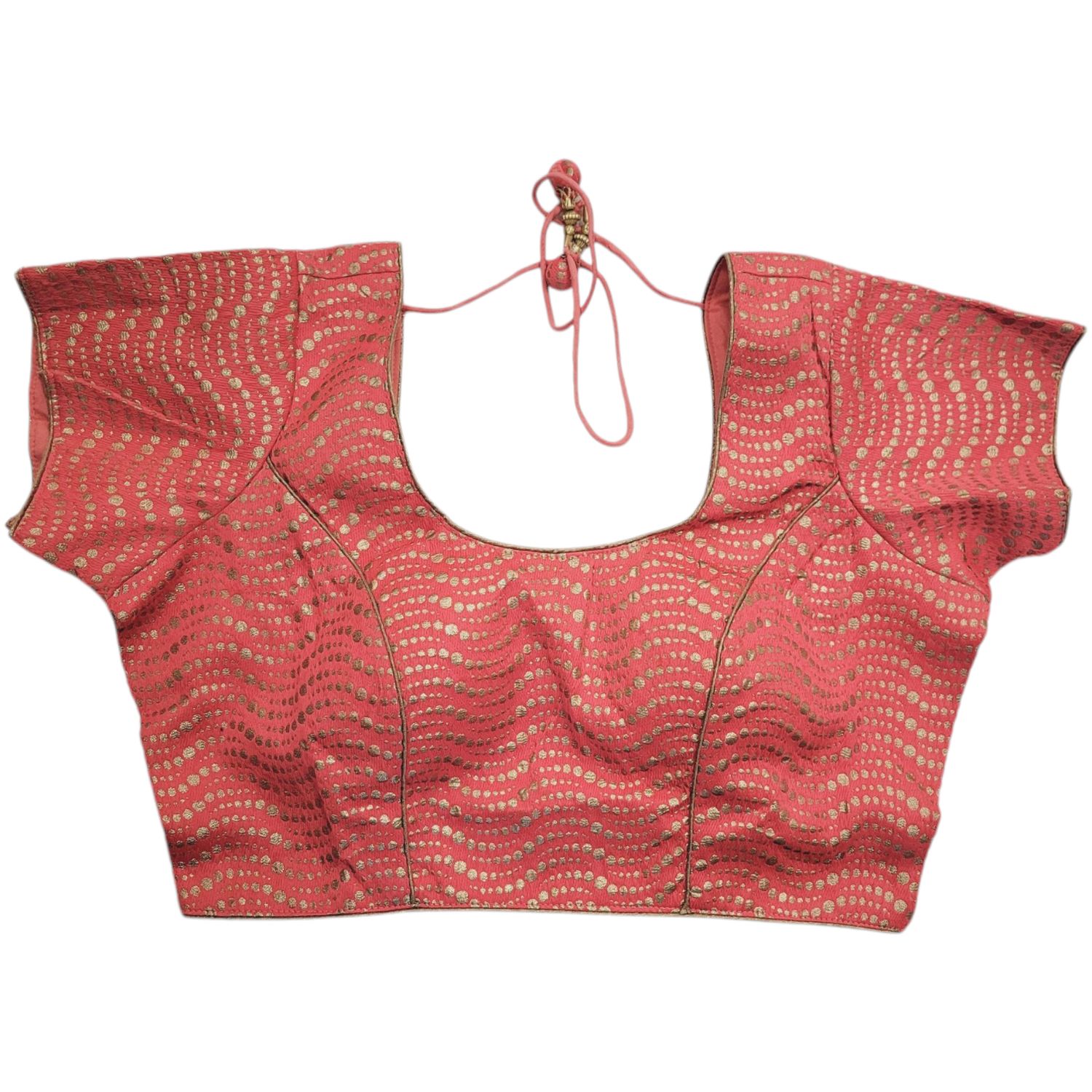 Designer Readymade Blouse AE - PINK / CORAL 14