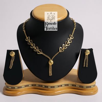 Gold Imitation Necklace Set - Indira