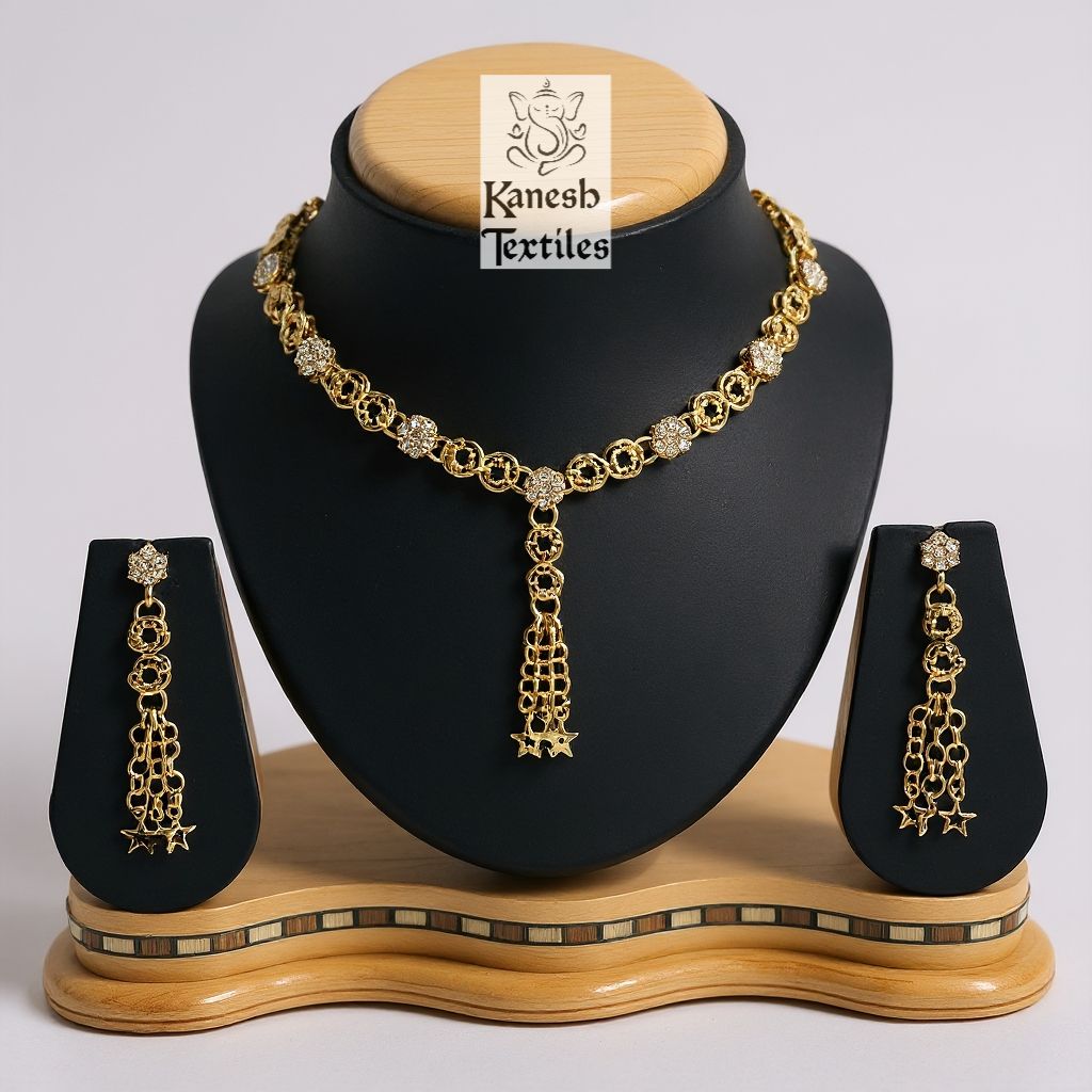 Gold Plated Necklace Set - Starlet