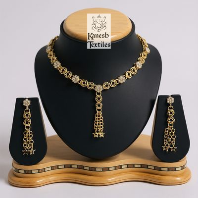 Gold Plated Necklace Set - Starlet