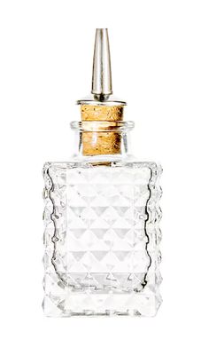 Dash Bottle w/ Cork Pourer - Diamond 3.75oz