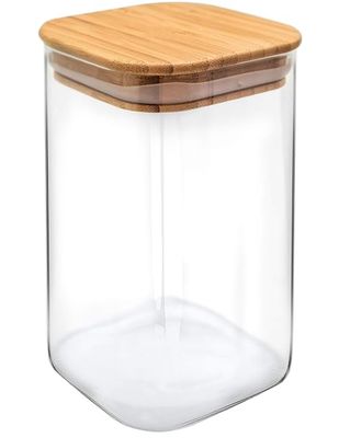 Glass Jar with Bamboo Lid (50oz)