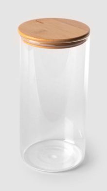 Glass Jar with Bamboo Lid (10oz)