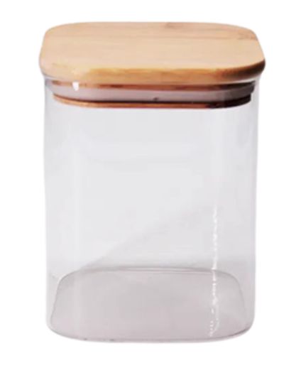 Glass Jar with Bamboo Lid (40oz)