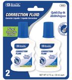 Correction Fluid W/ Foam Brush (20ML)