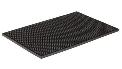 Bar Mat Black 45.7 x 30.5cm