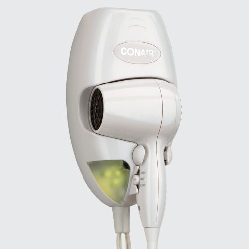 Conair Wall-Mount Hair Dryer with LED Night Light