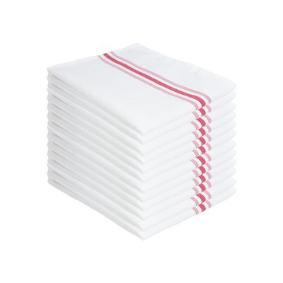 Bistro Napkin Red Stripe - Napkins