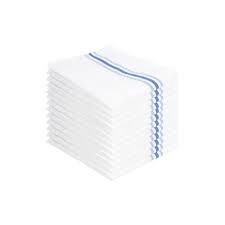 Bistro Napkin Royal Blue Strip - Napkins