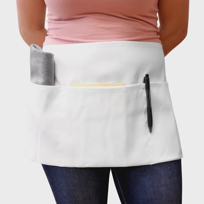 Waist Apron, White – (26"x12")