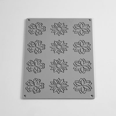 Silicone Mould - 12 Mandala Indents - 300x200mm - GOURMAND