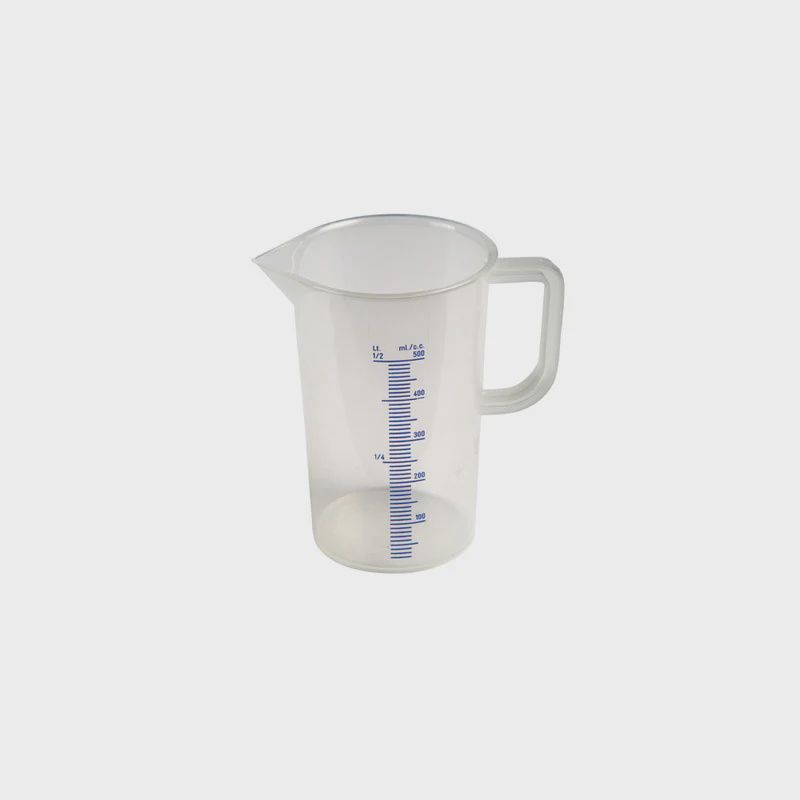 1 lt Jug with coloured scale for lt and ml