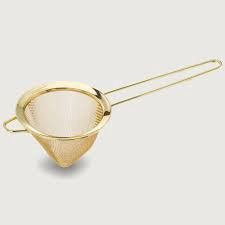 Fine Mesh Strainer 8cm (gold plated)