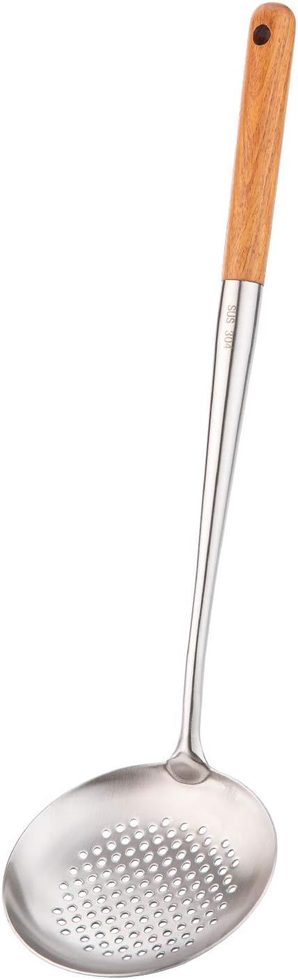 Skimmer with Wooden Handle