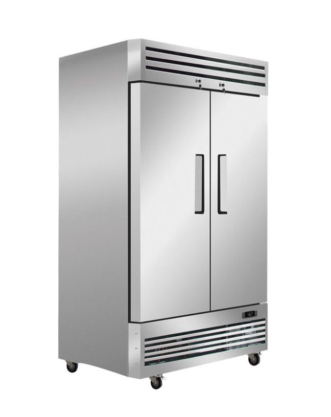 Refrigerated Reach In 54&quot;, Solid Two Door - Chiller