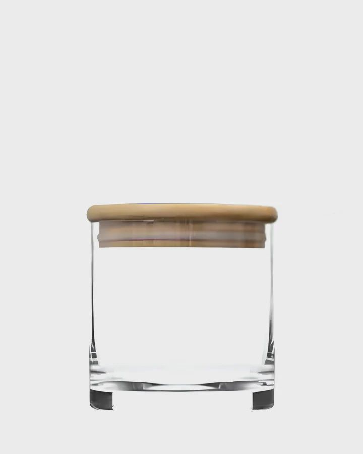 Cayman 8.25&quot; Bartop Caniseter w/ Bamboo Top (60oz)