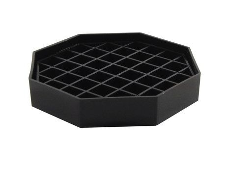 4 1/2&quot; Drip Tray Plastic, Black
