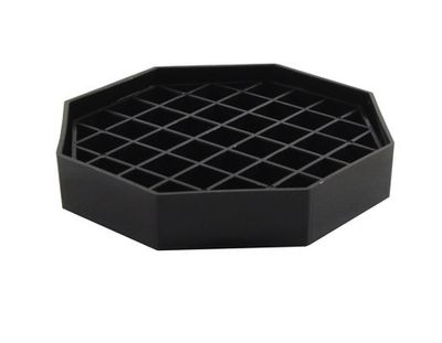 4 1/2&quot; Drip Tray Plastic, Black