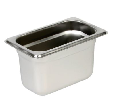 Pans - Ninth Size 4&quot; Deep - 22 Gauge - Anti Jam