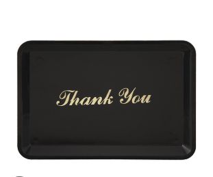 Plastic Tip Tray, Black