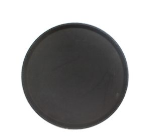 Round Tray 16&quot;, Black - Fiberglass