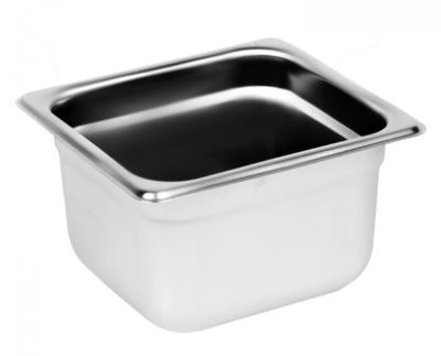 Pans - Sixth Size 4&quot; Deep - 22 Gauge - Anti Jam