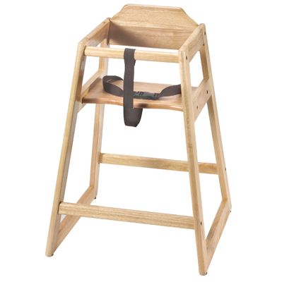 Highchair - Natural Finish Wooden
