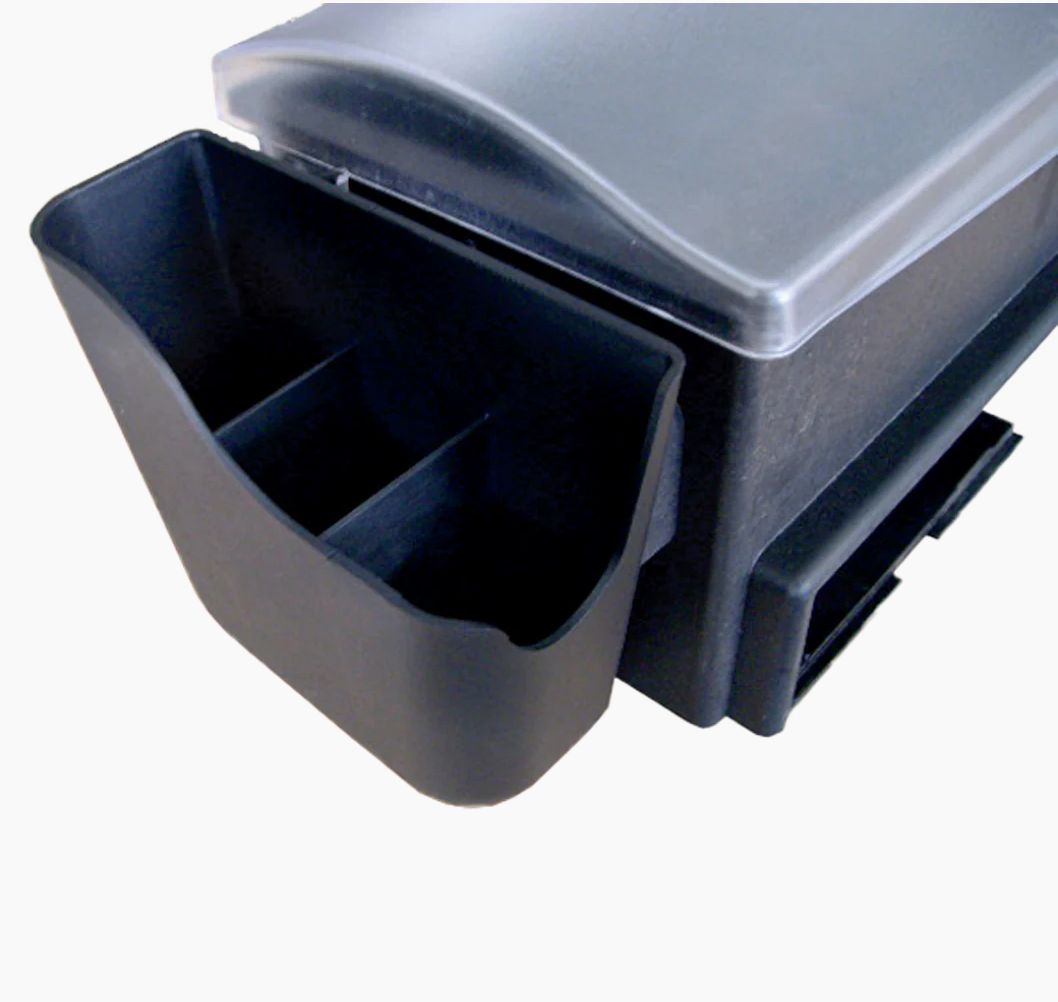 All-In-One Condiment Holder - Side Compartment / Tissue Holder (2 pc set)