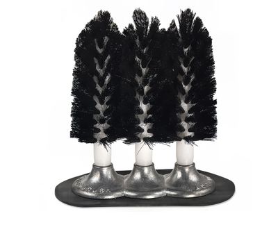 Glass Brush, Triple w/Suction Base