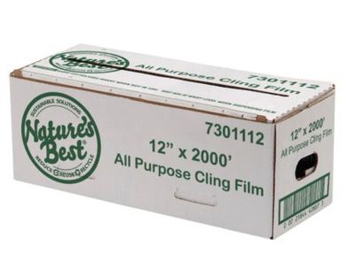 Cling Film 12″ x 2,000′ Cutterbox