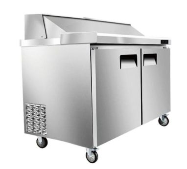 Refrigerated Prep Station 48&quot; - Two Doors, (Include Pans)