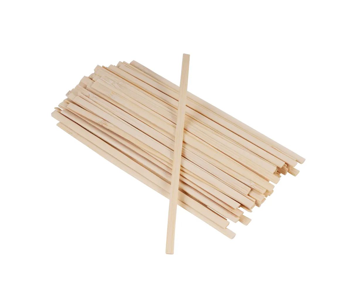 Bamboo Stirrer Unwrapped (2 x 140mm)