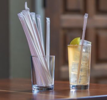 Wrapped Straws - White (Ø6 x 19cm)